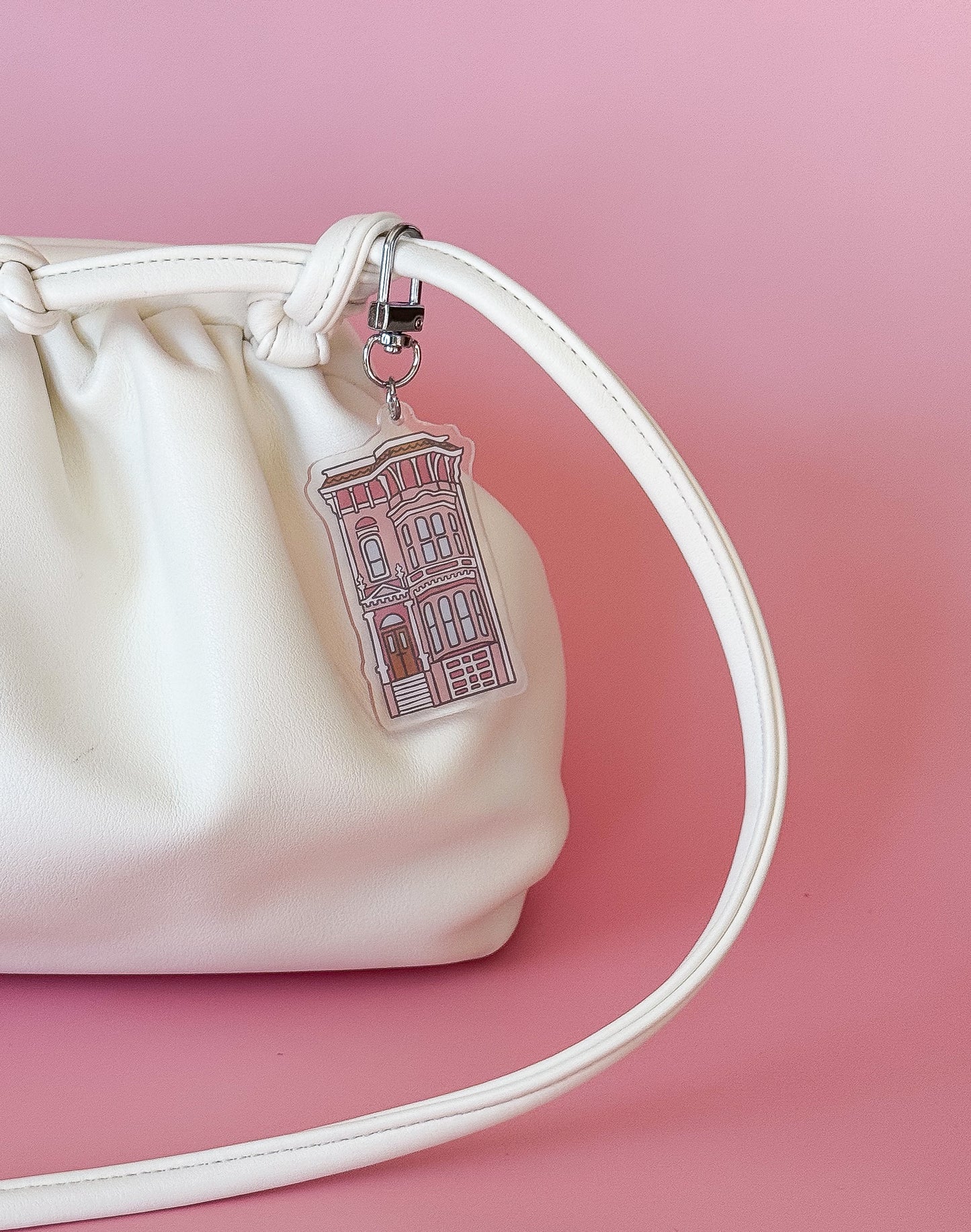 Painted Lady Keychain