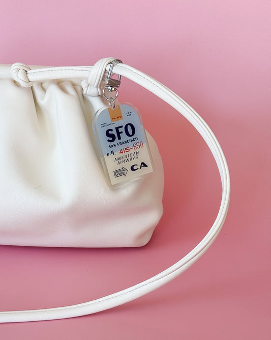 SFO Luggage Tag Keychain