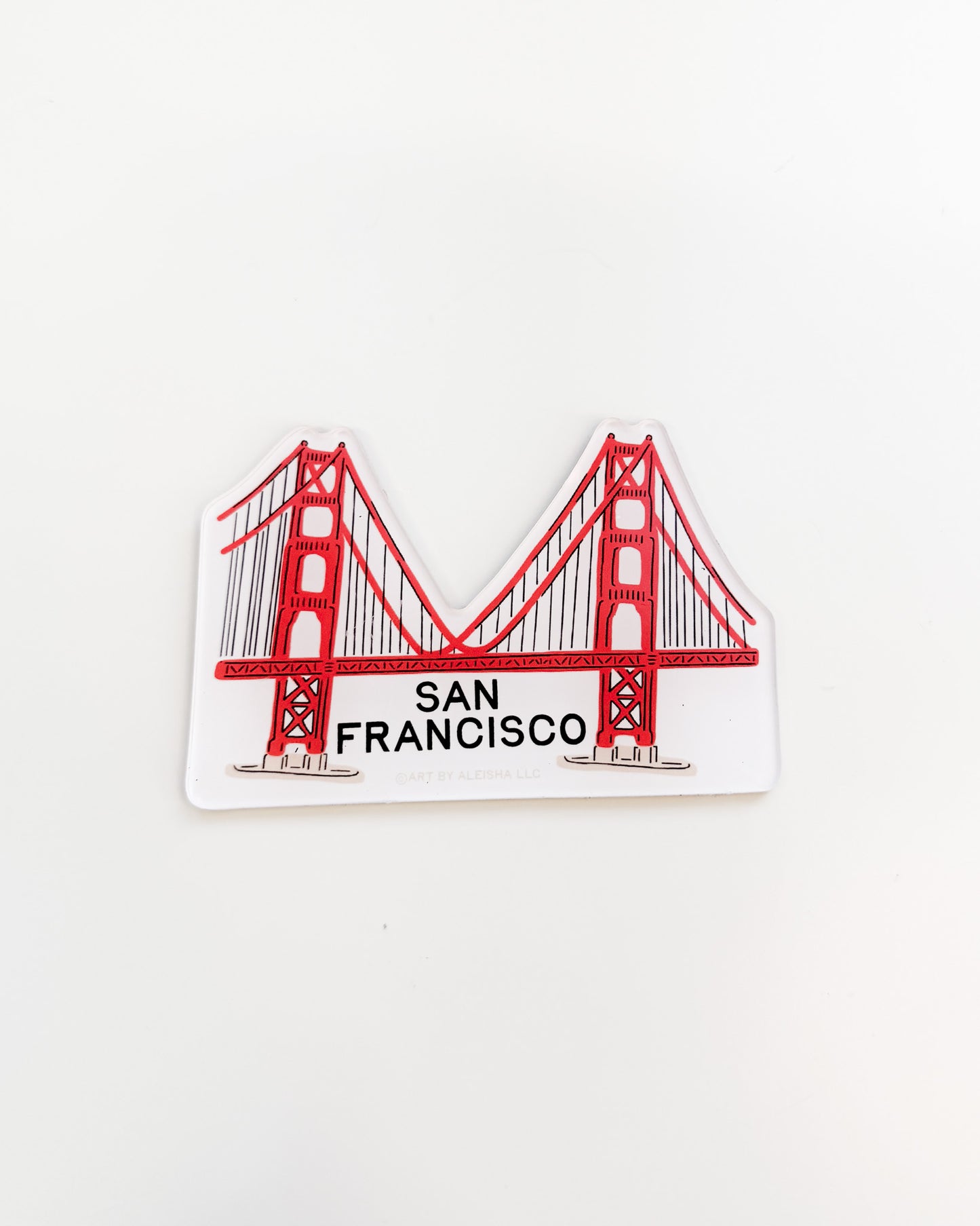 Golden Gate Bridge Acrylic Magnet