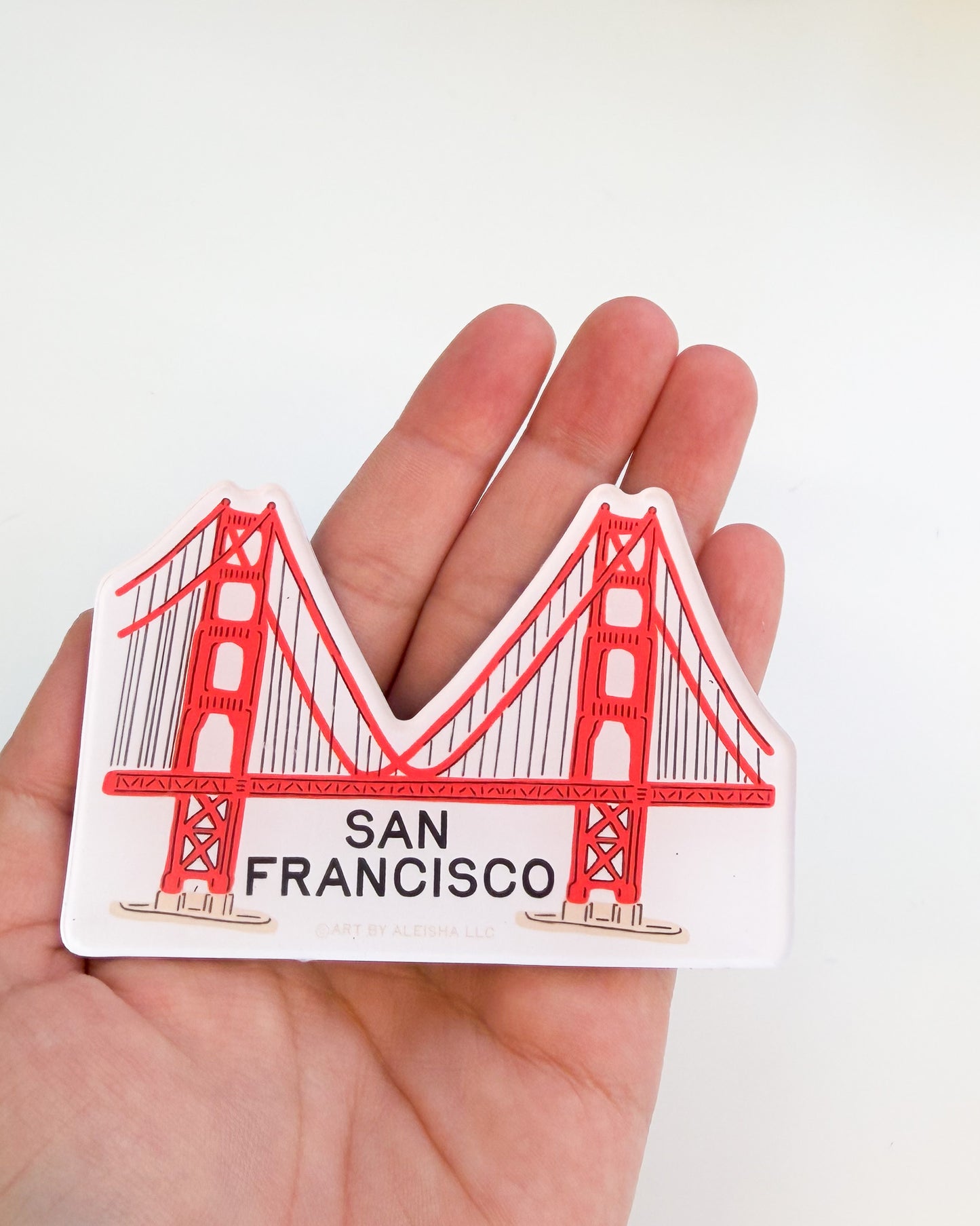 Golden Gate Bridge Acrylic Magnet