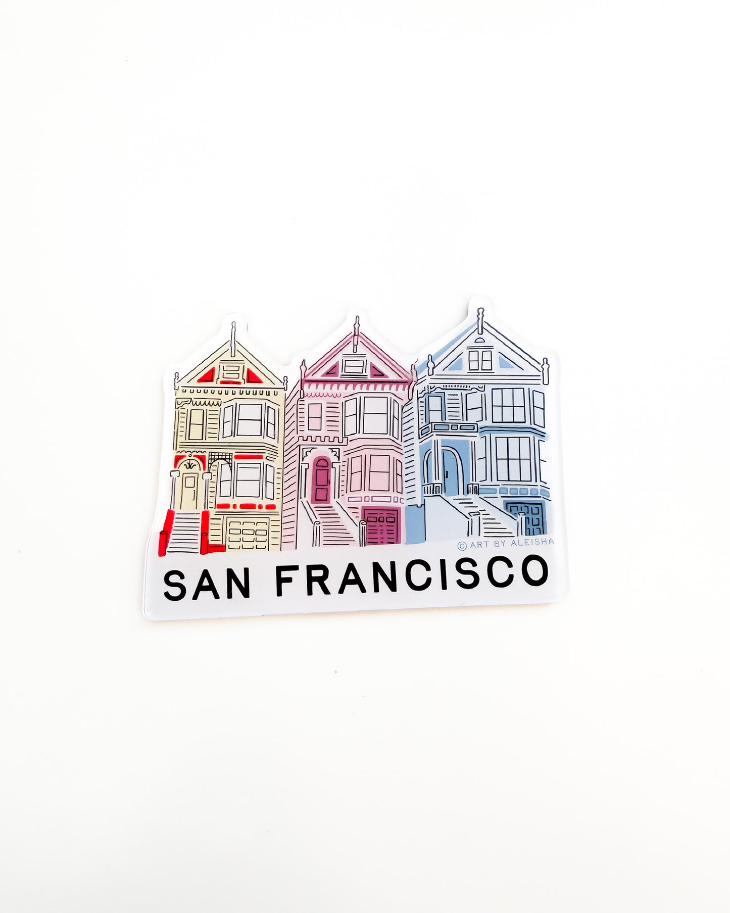 Painted Ladies Acrylic Magnet
