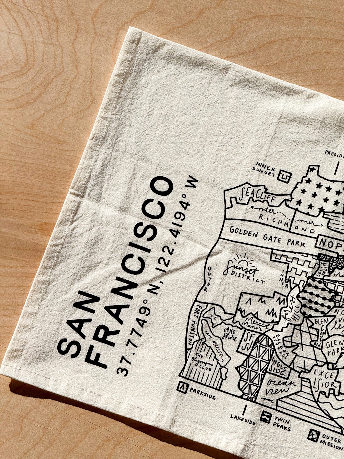 San Francisco Tea Towel