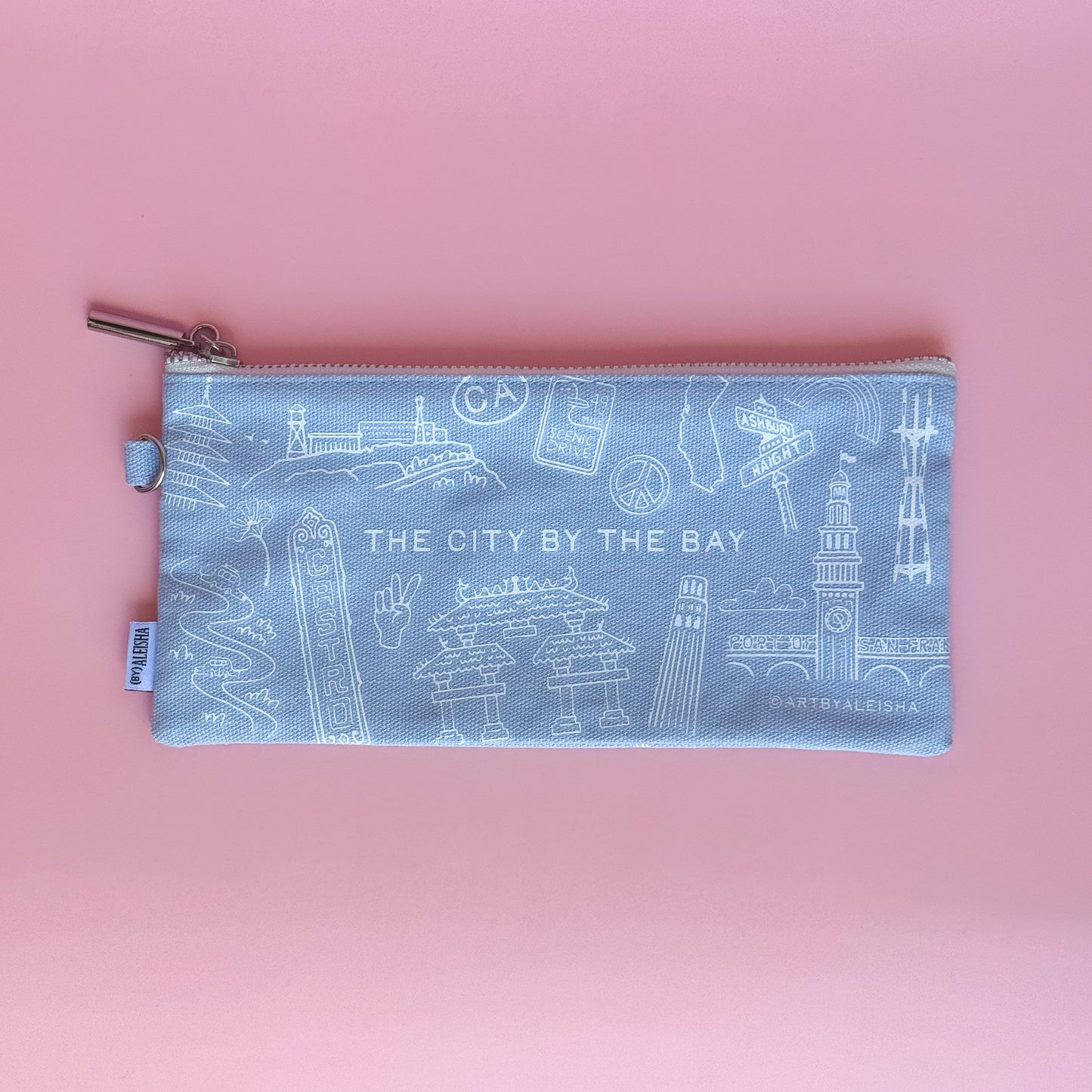 San Francisco Icons Canvas Pouch