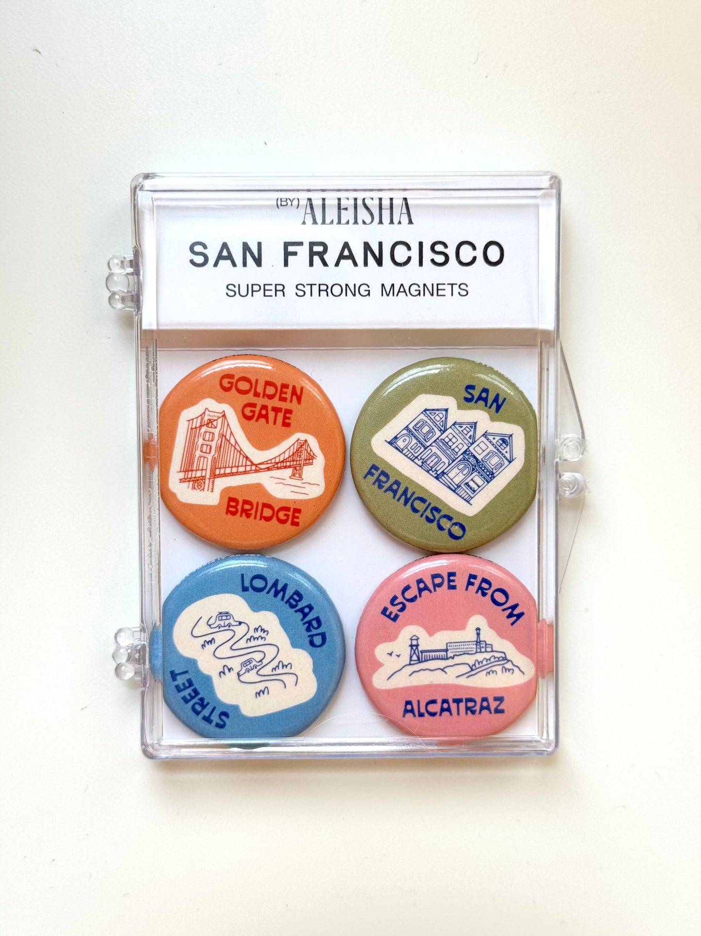 San Francisco Icons Magnet Set