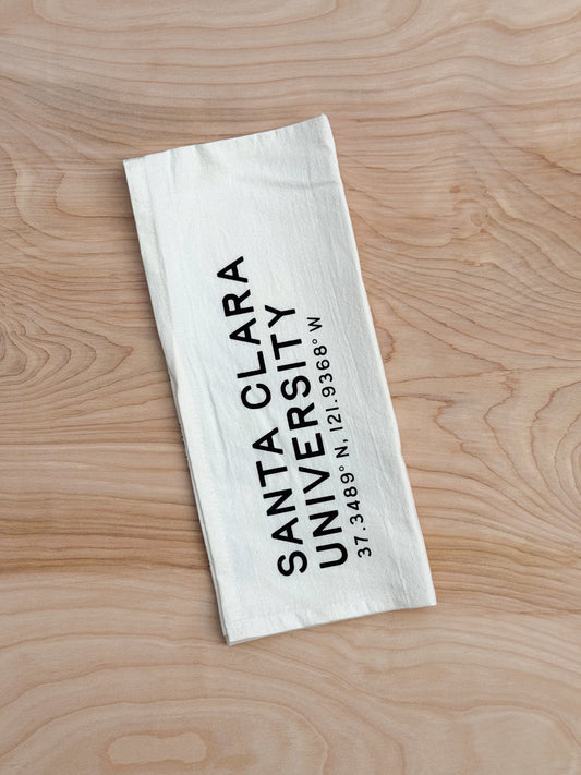 Santa Clara University Tea Towel