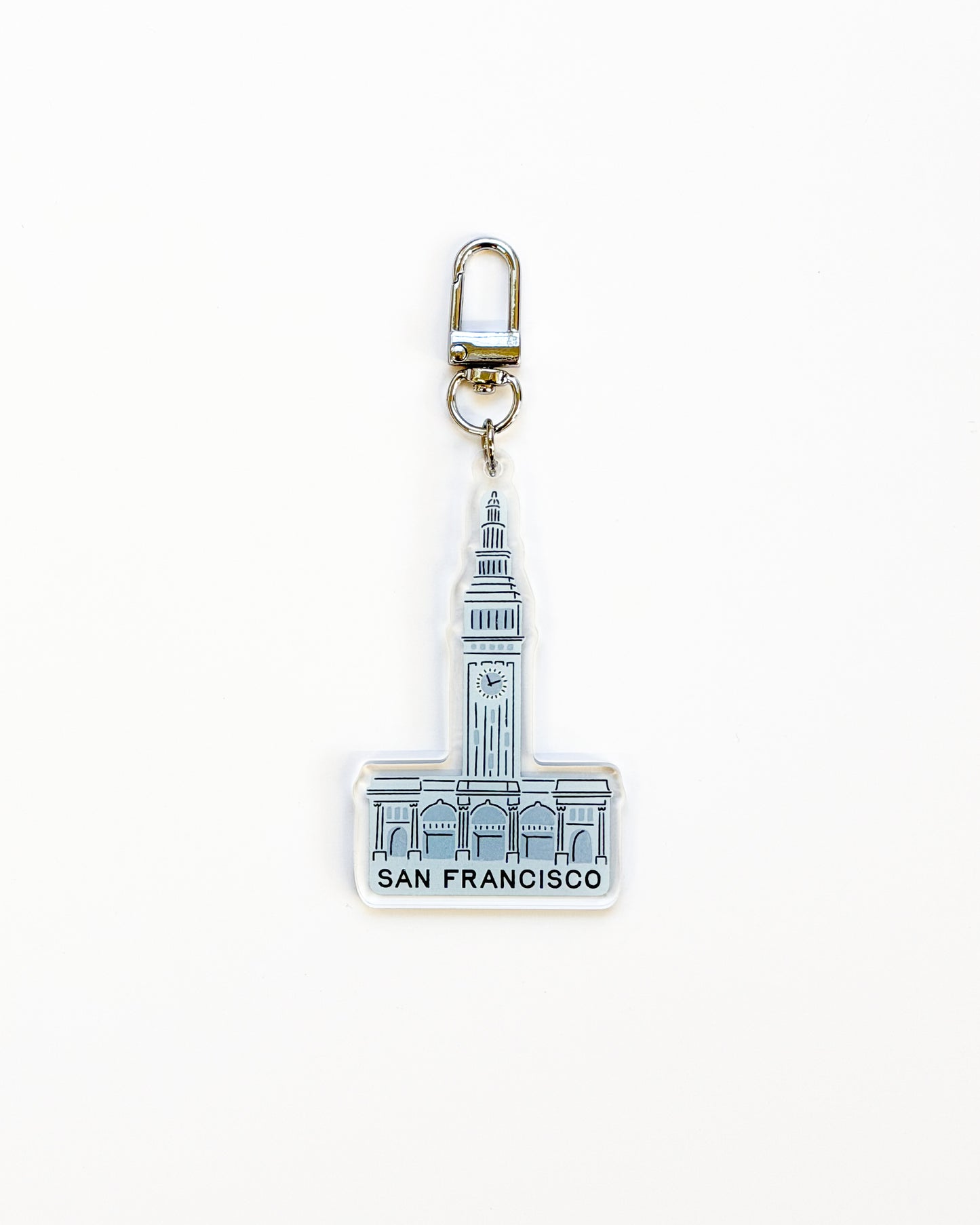 SF Ferry Building Acrylic Keychain