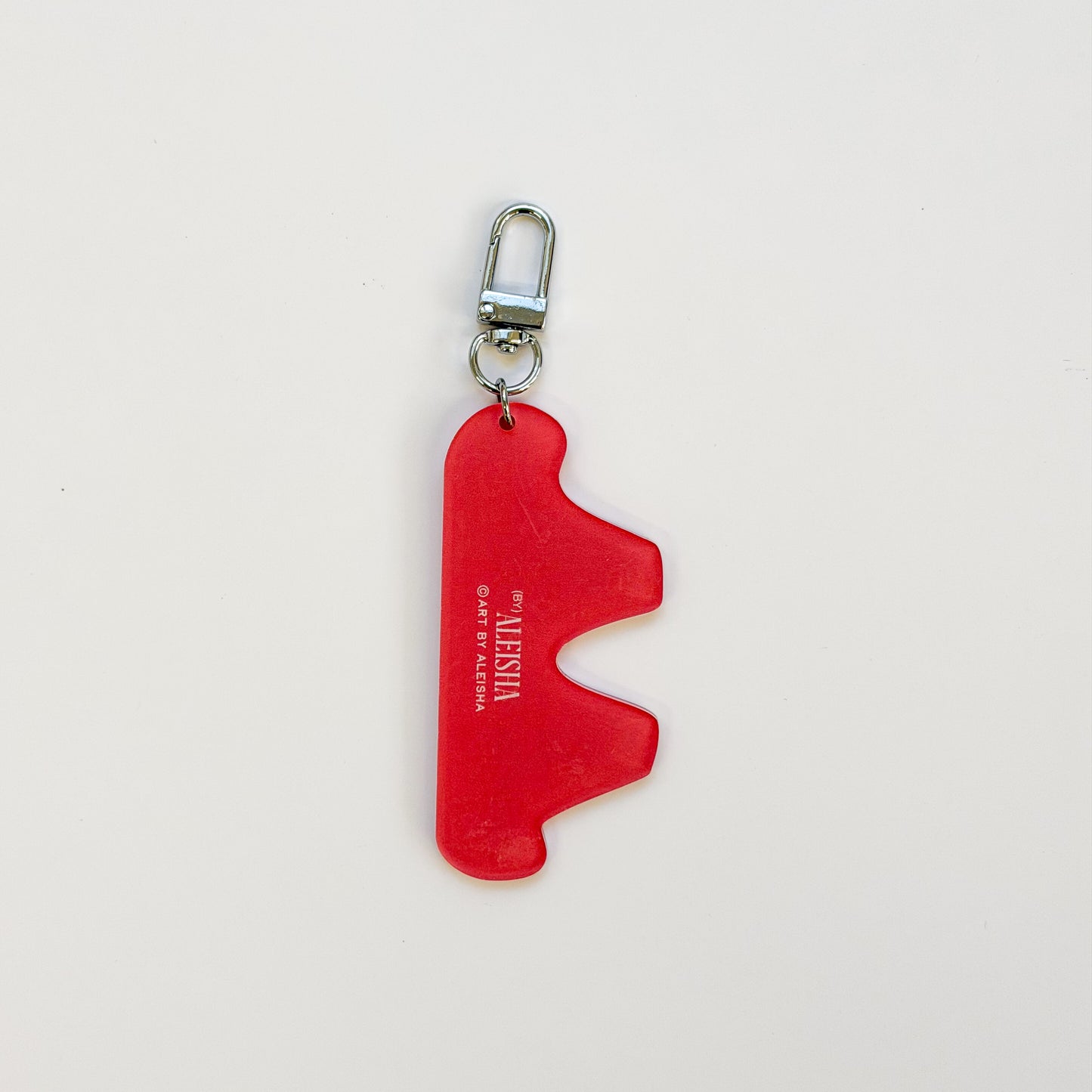 Pink Golden Gate Bridge Acrylic Keychain