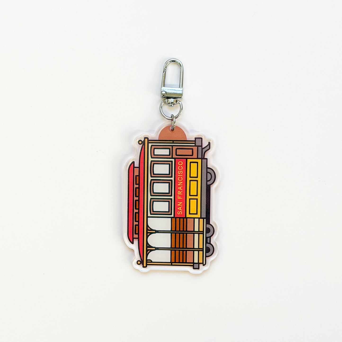 San Francisco Cable Car Acrylic Keychain