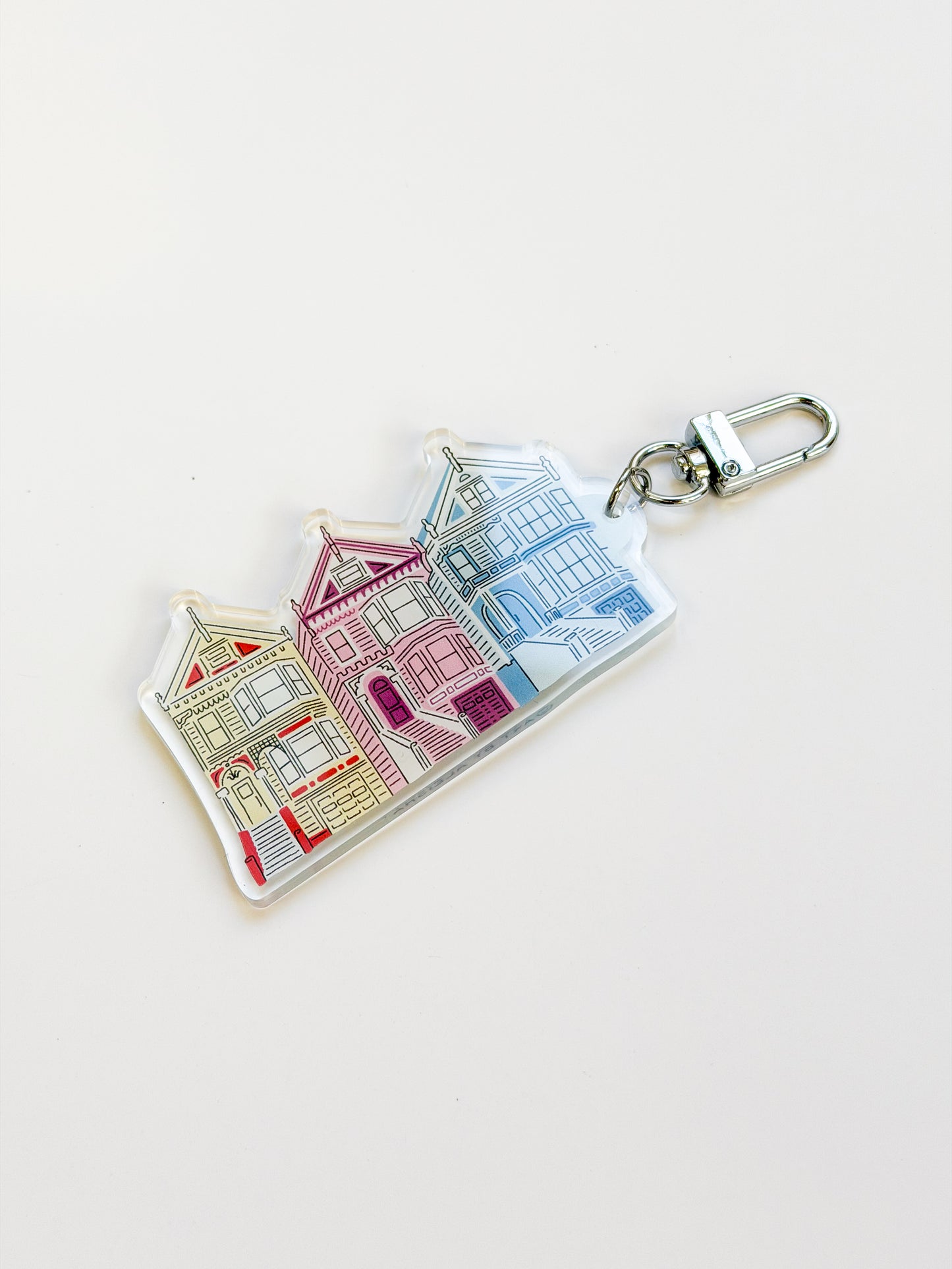 Painted Ladies Acrylic Keychain