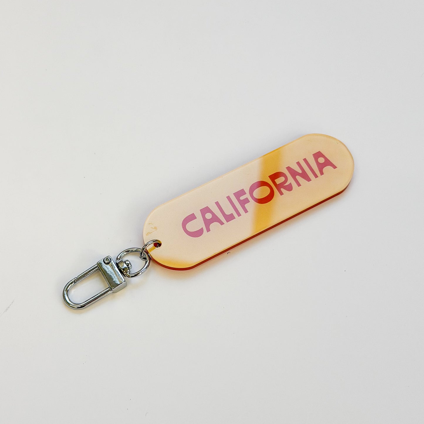 California Pill Acrylic Keychain