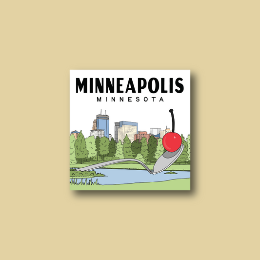 Minneapolis Spoonbridge Magnet