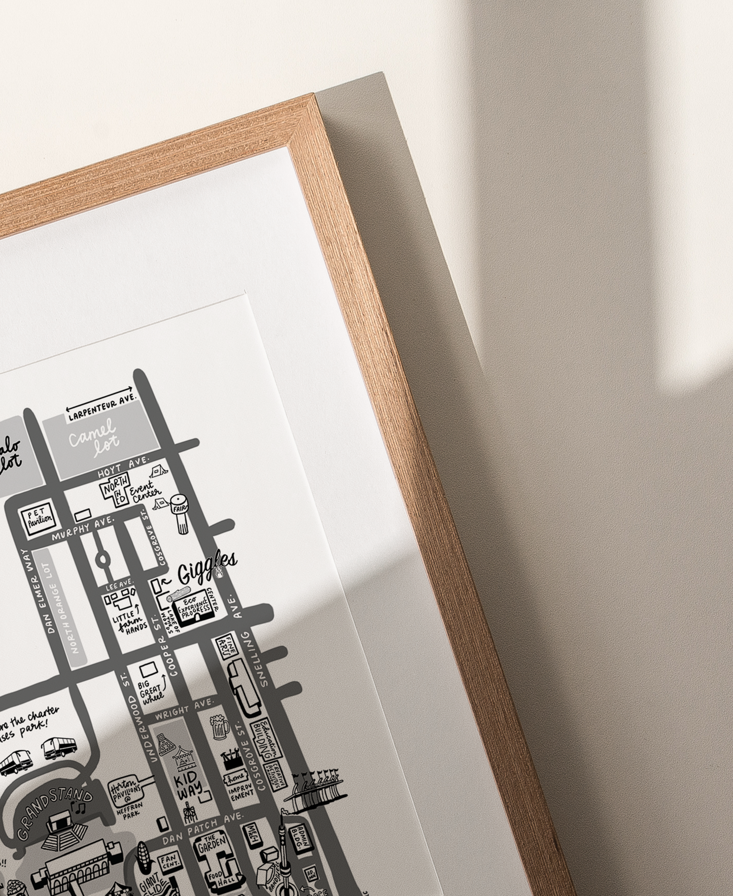 Minnesota State Fair Map Print