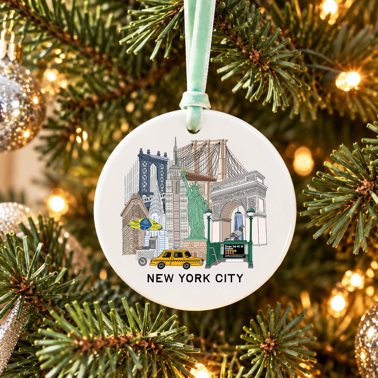 New York City Landmarks Ornament
