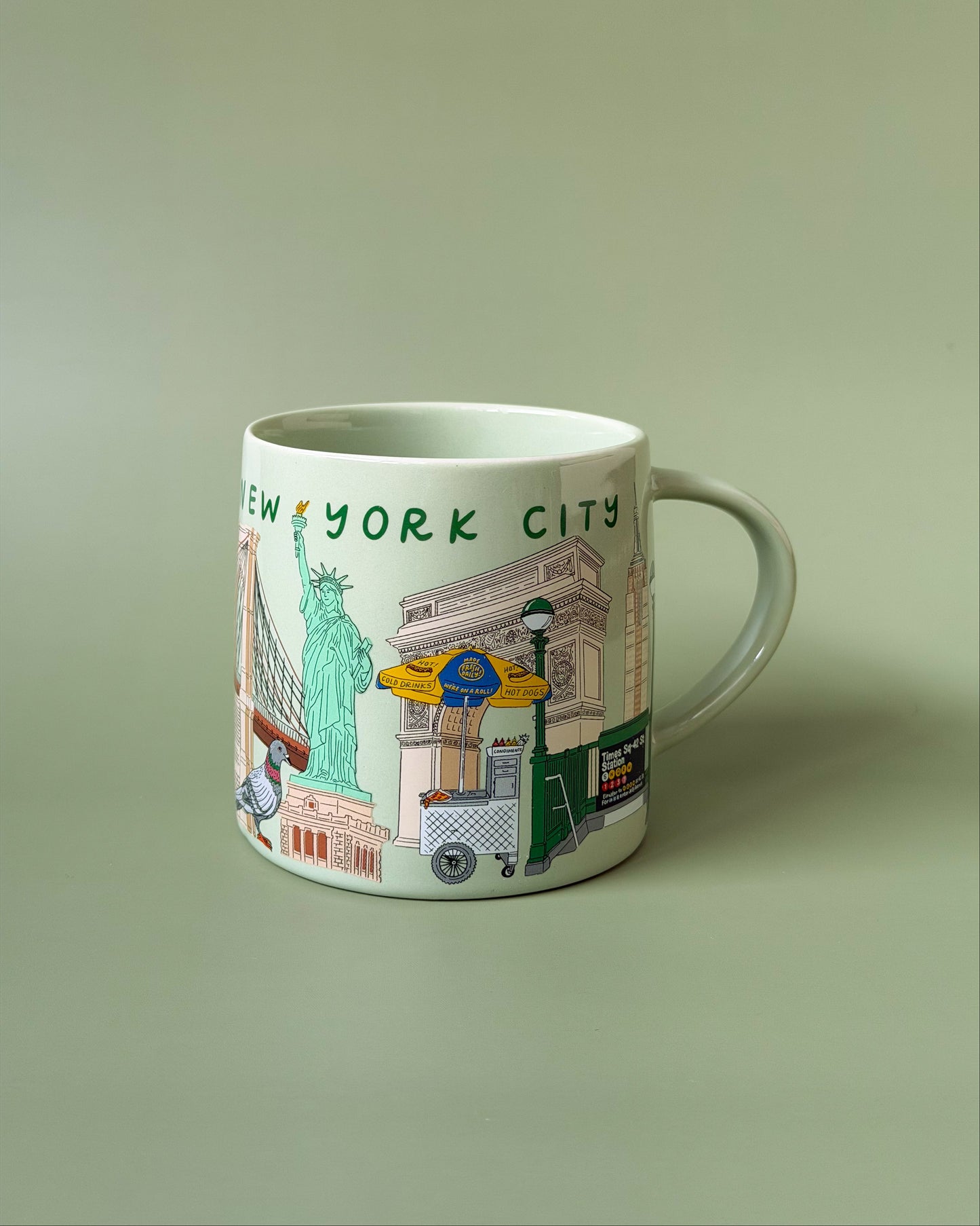 New York City Illustrated Landmarks Mug