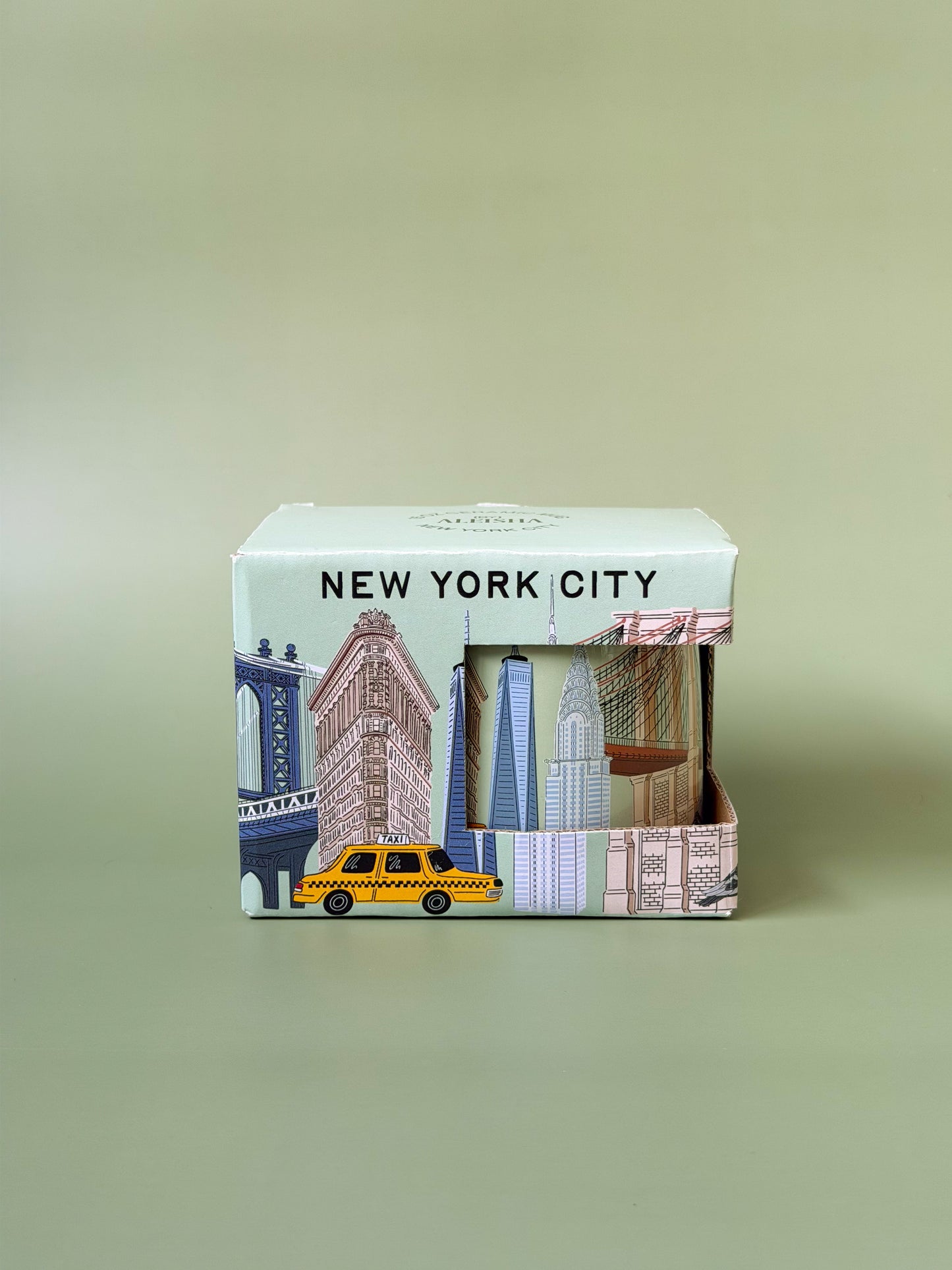 New York City Illustrated Landmarks Mug