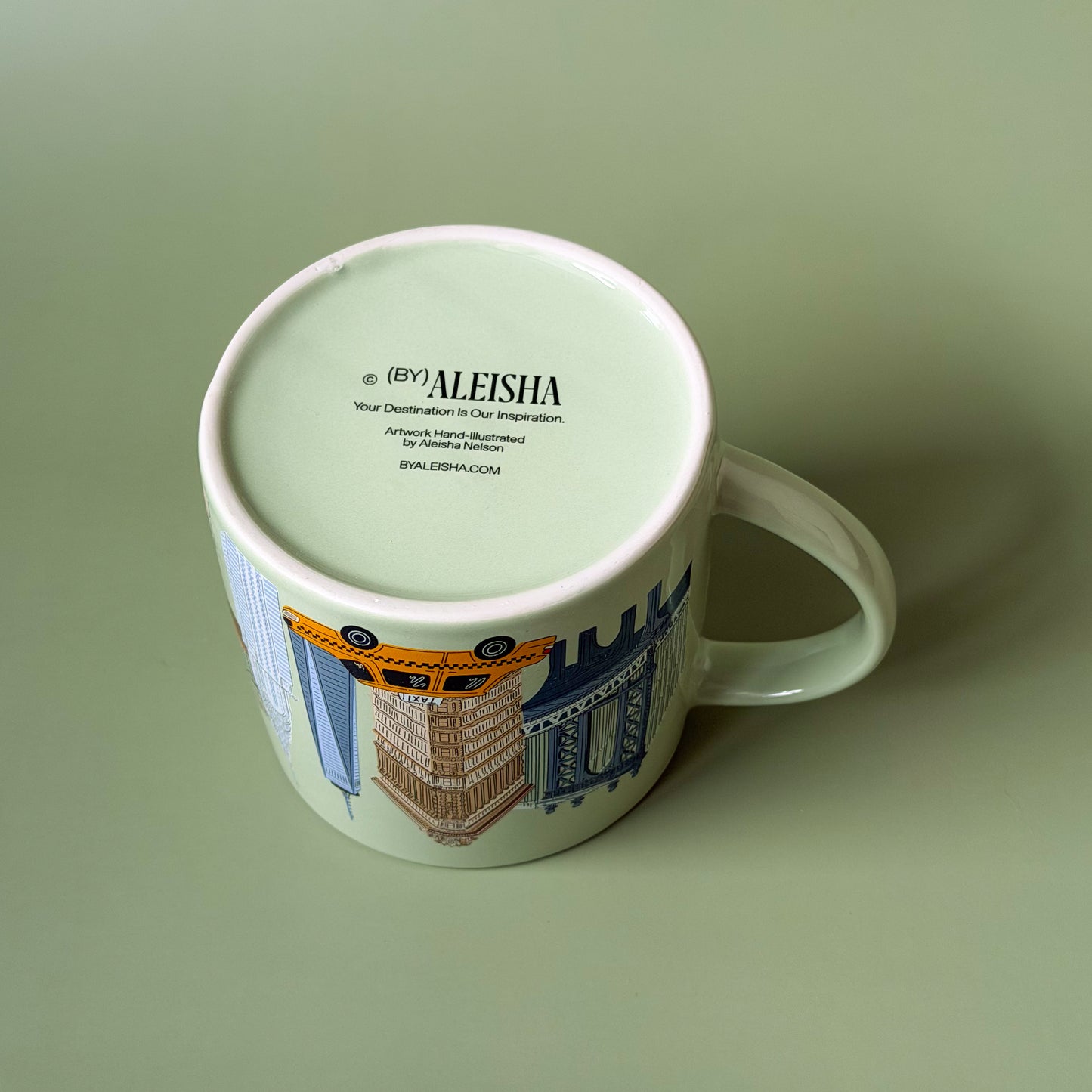 New York City Illustrated Landmarks Mug