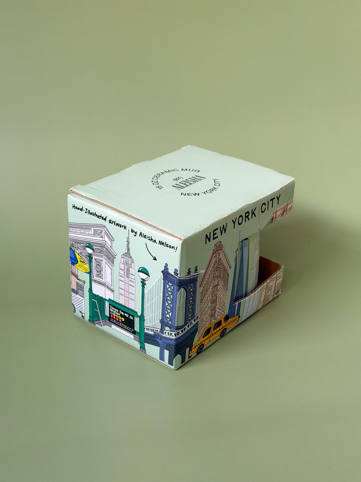 New York City Illustrated Landmarks Mug