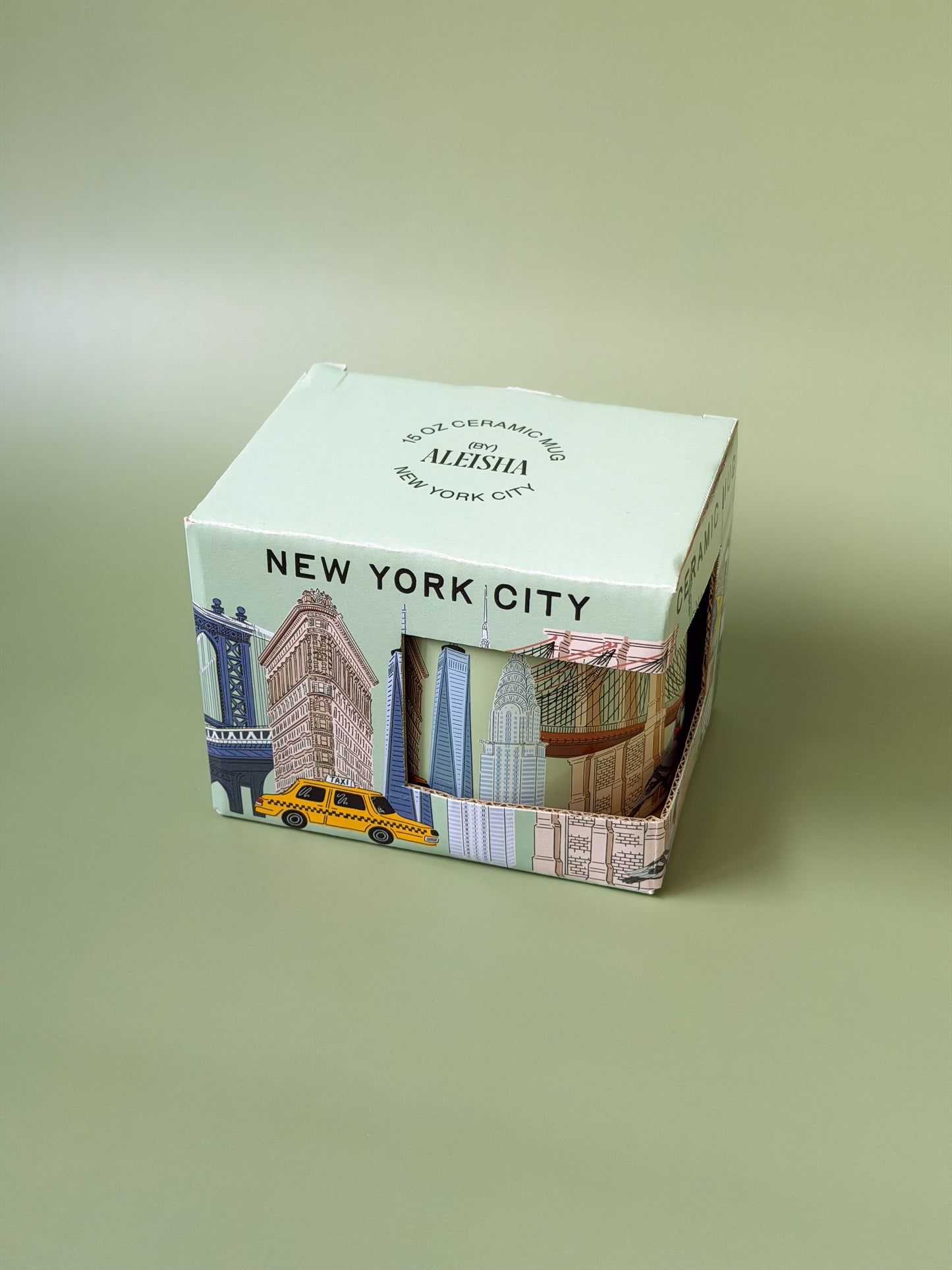 New York City Illustrated Landmarks Mug