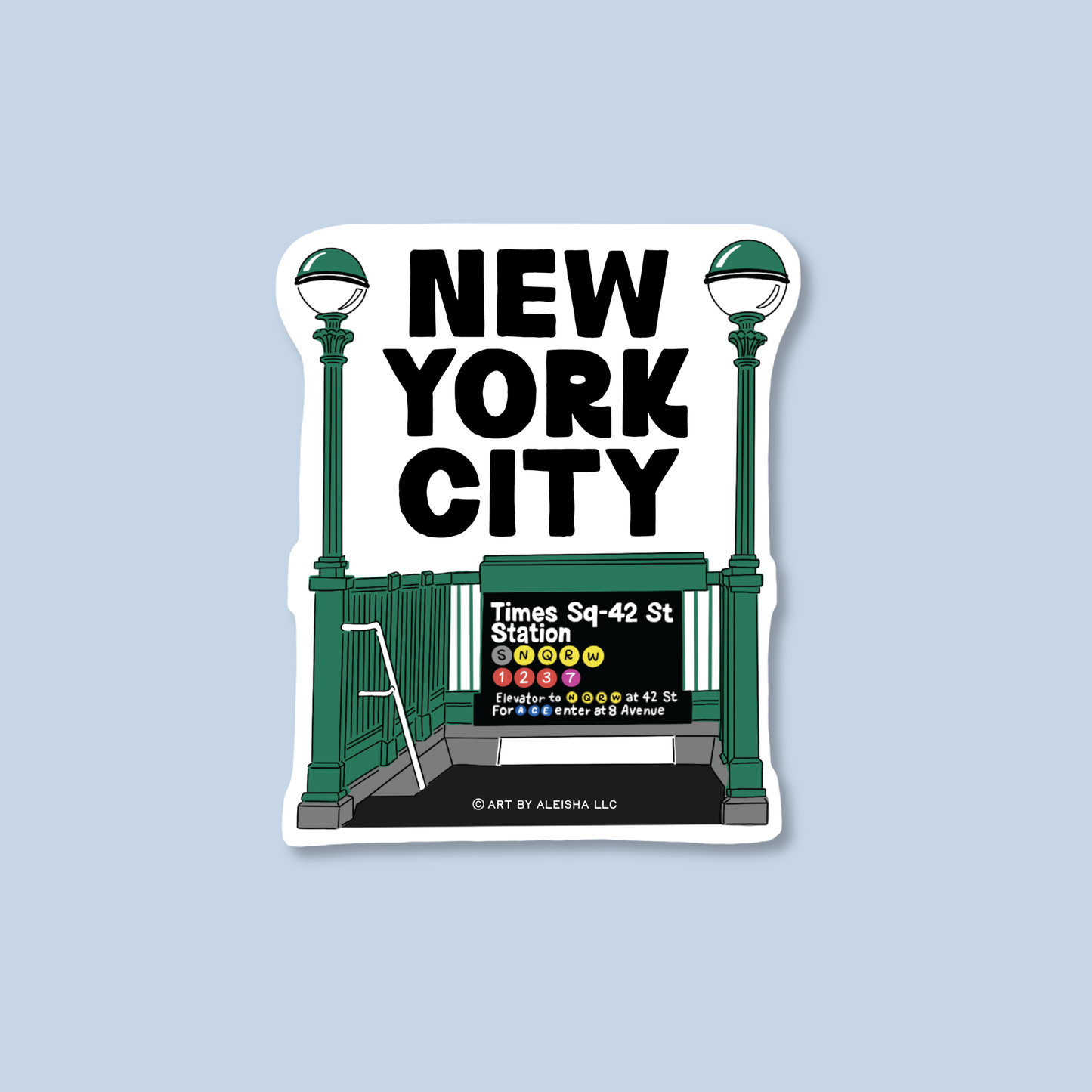 New York City Subway Sticker