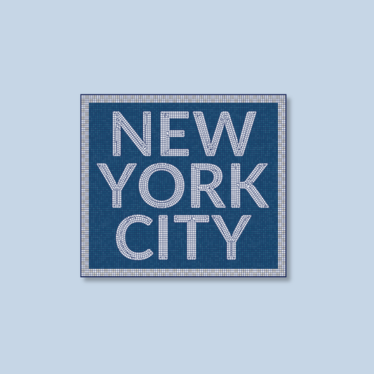 New York City Subway Tile Sticker