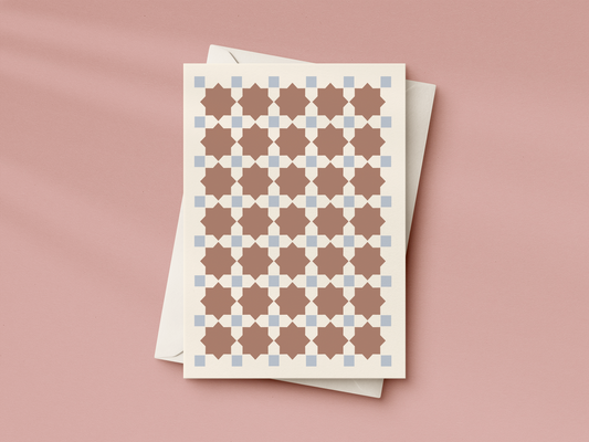 Pastel Patchwork 04 Greeting Card