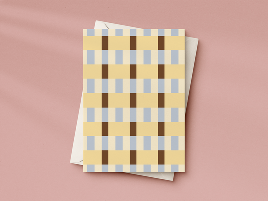 Pastel Patchwork 01 Greeting Card