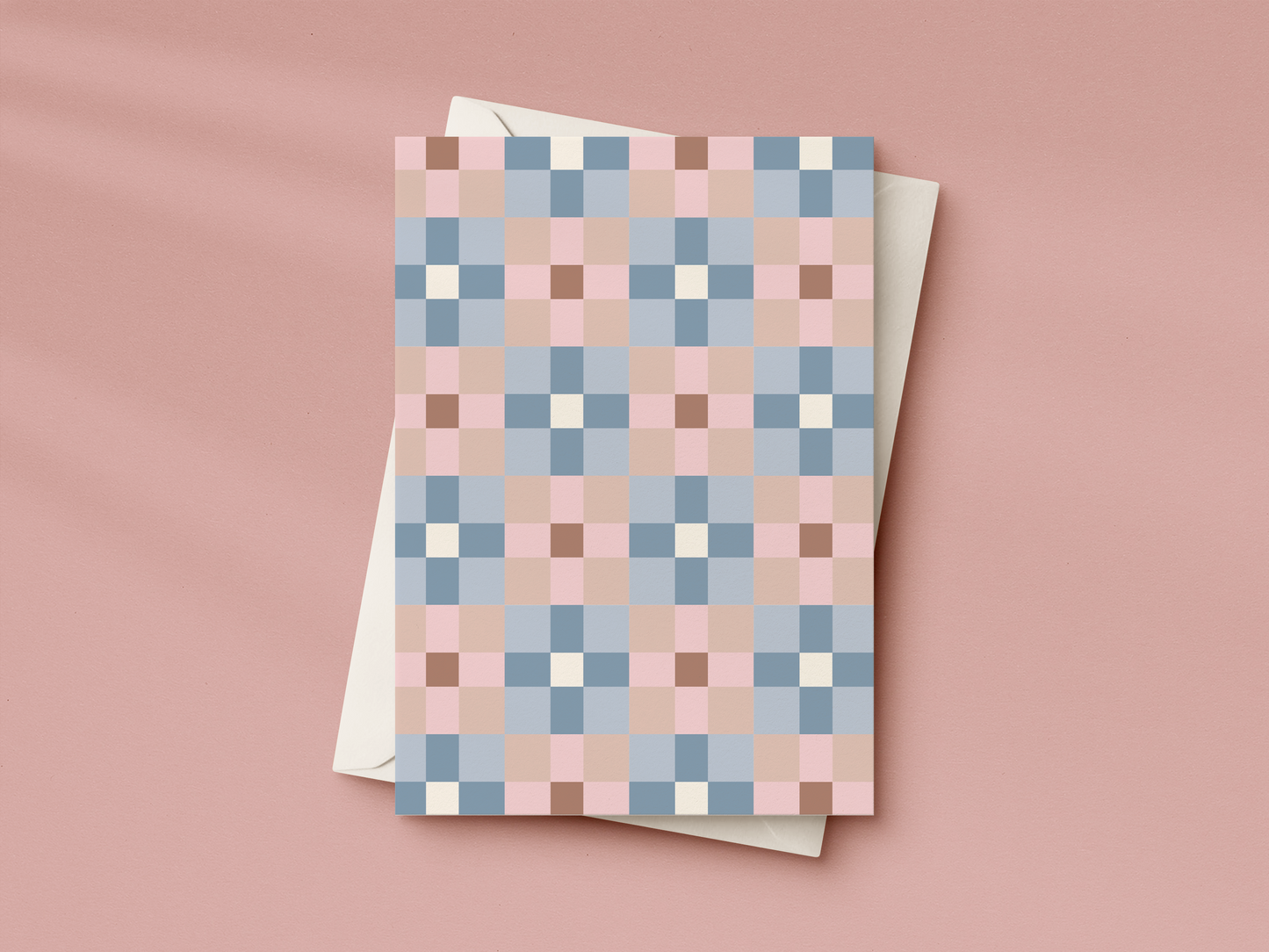 Pastel Patchwork 01 Greeting Card