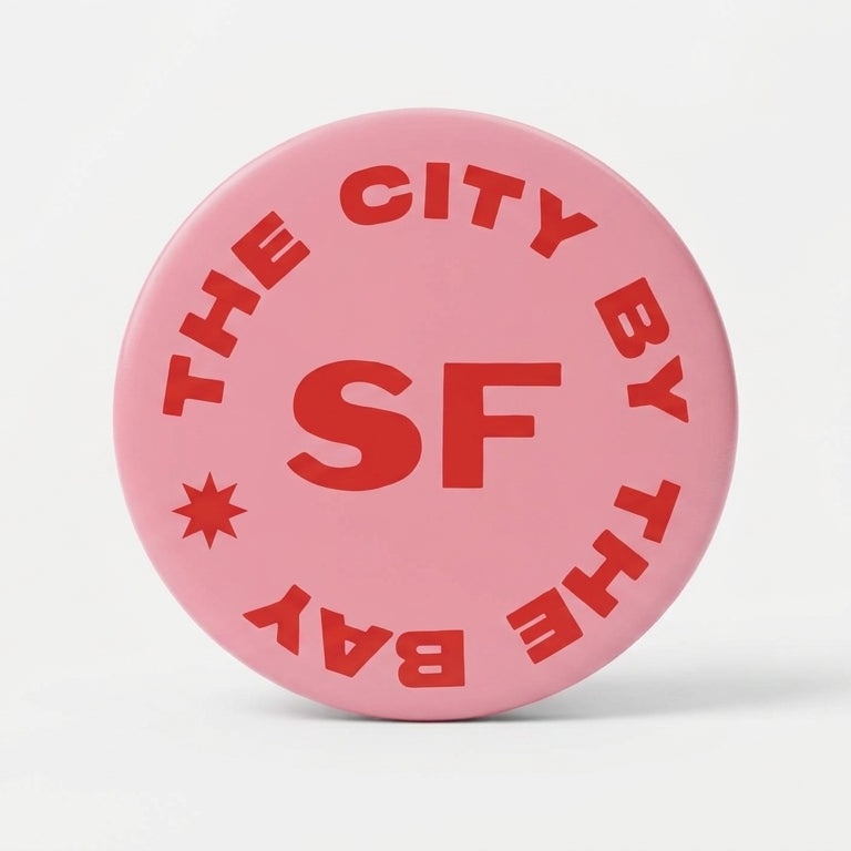 SF City By The Bay Circle Magnet