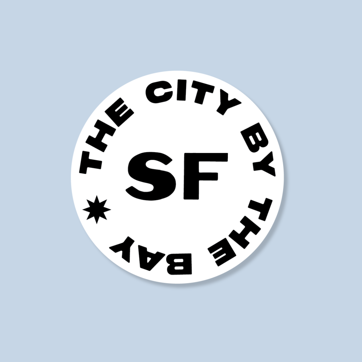 The City By The Bay (SF) Die Cut Sticker