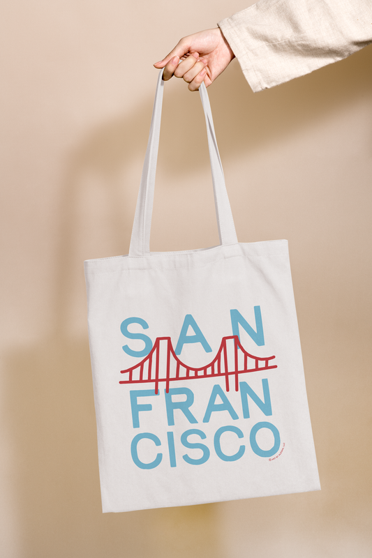 San Francisco City Name Tote