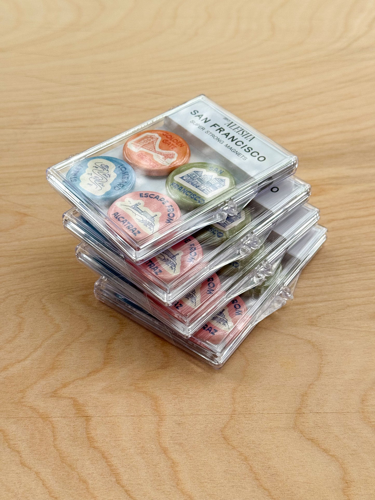San Francisco Icons Magnet Set