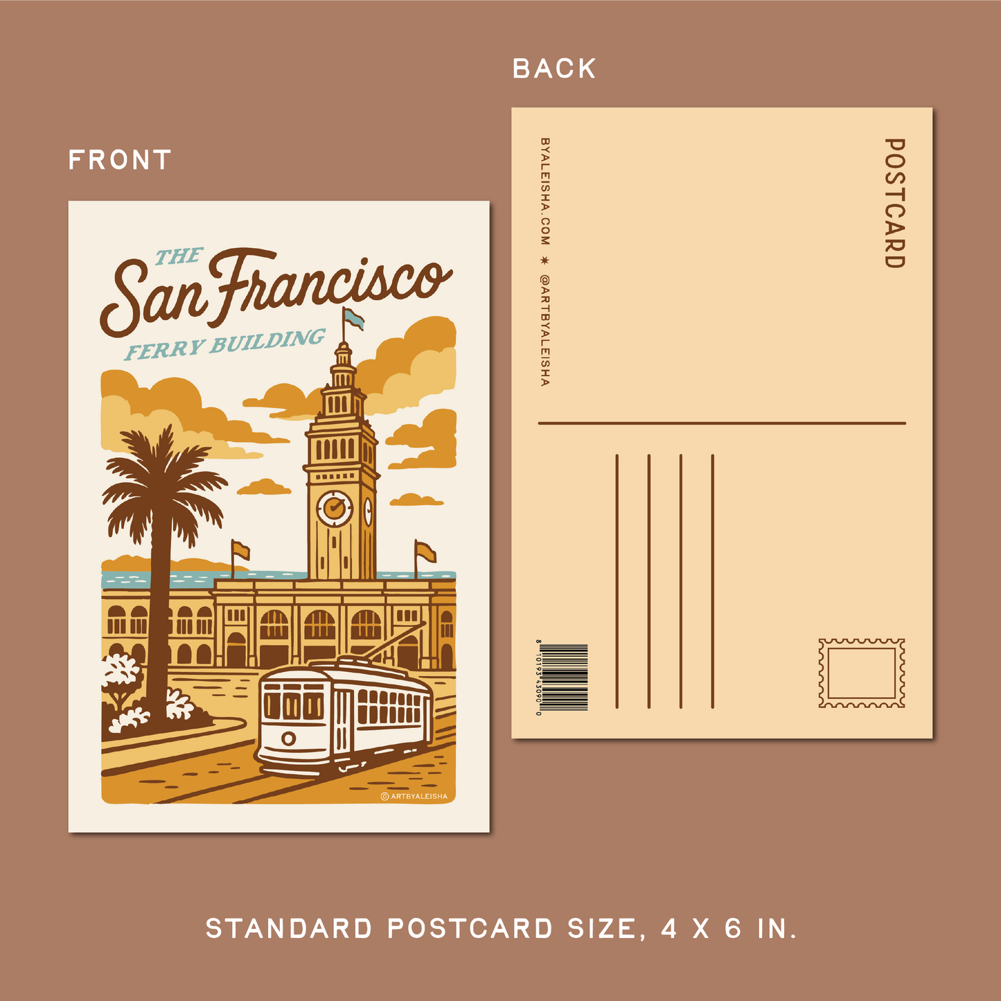 San Francisco Ferry Building Postcard