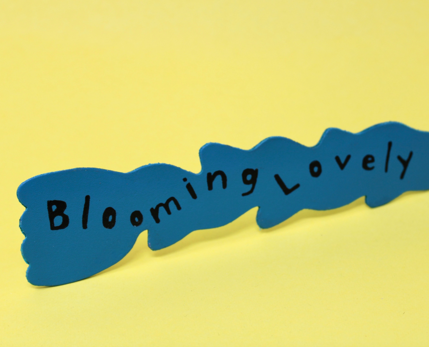 Blooming Tulip Leather Bookmark