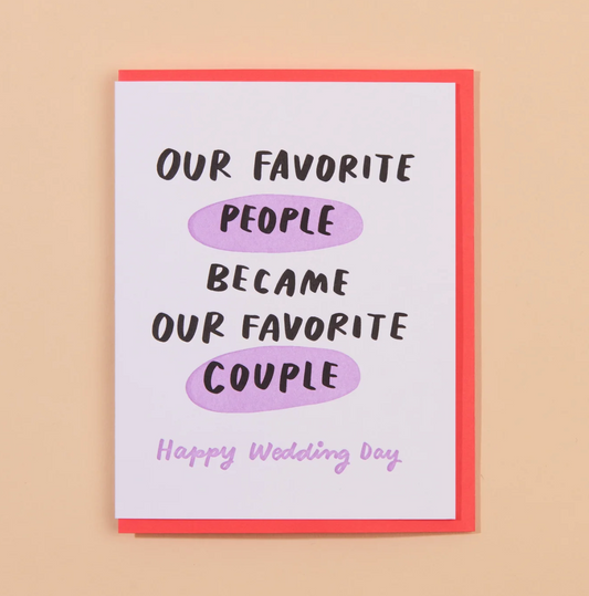 Our Favorite Couple Card