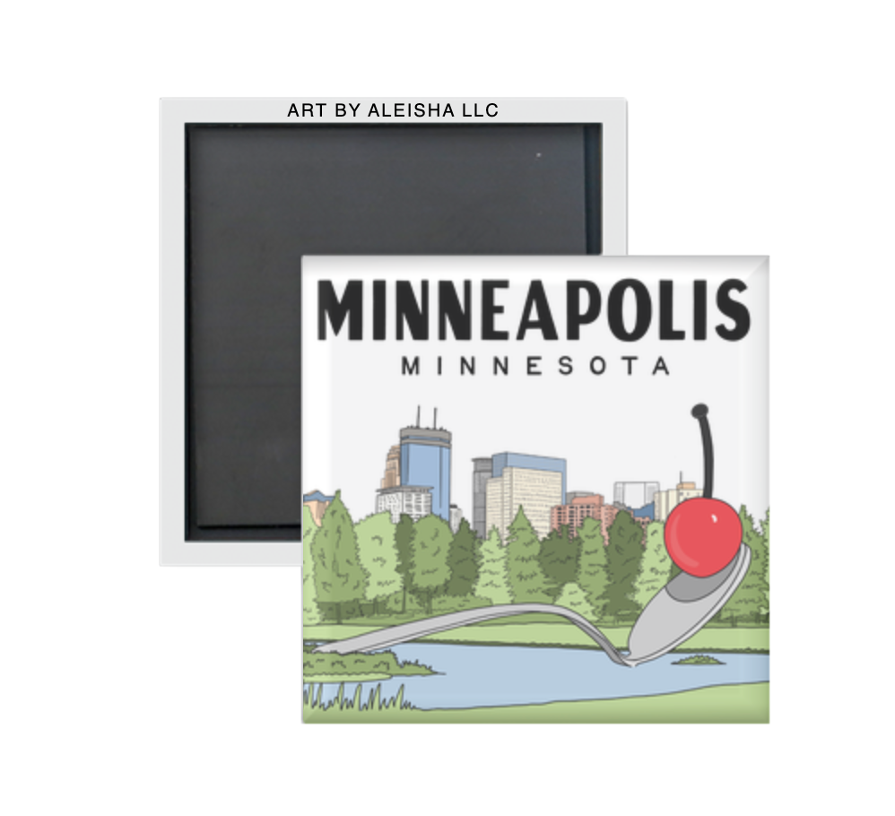 Minneapolis Spoonbridge Magnet