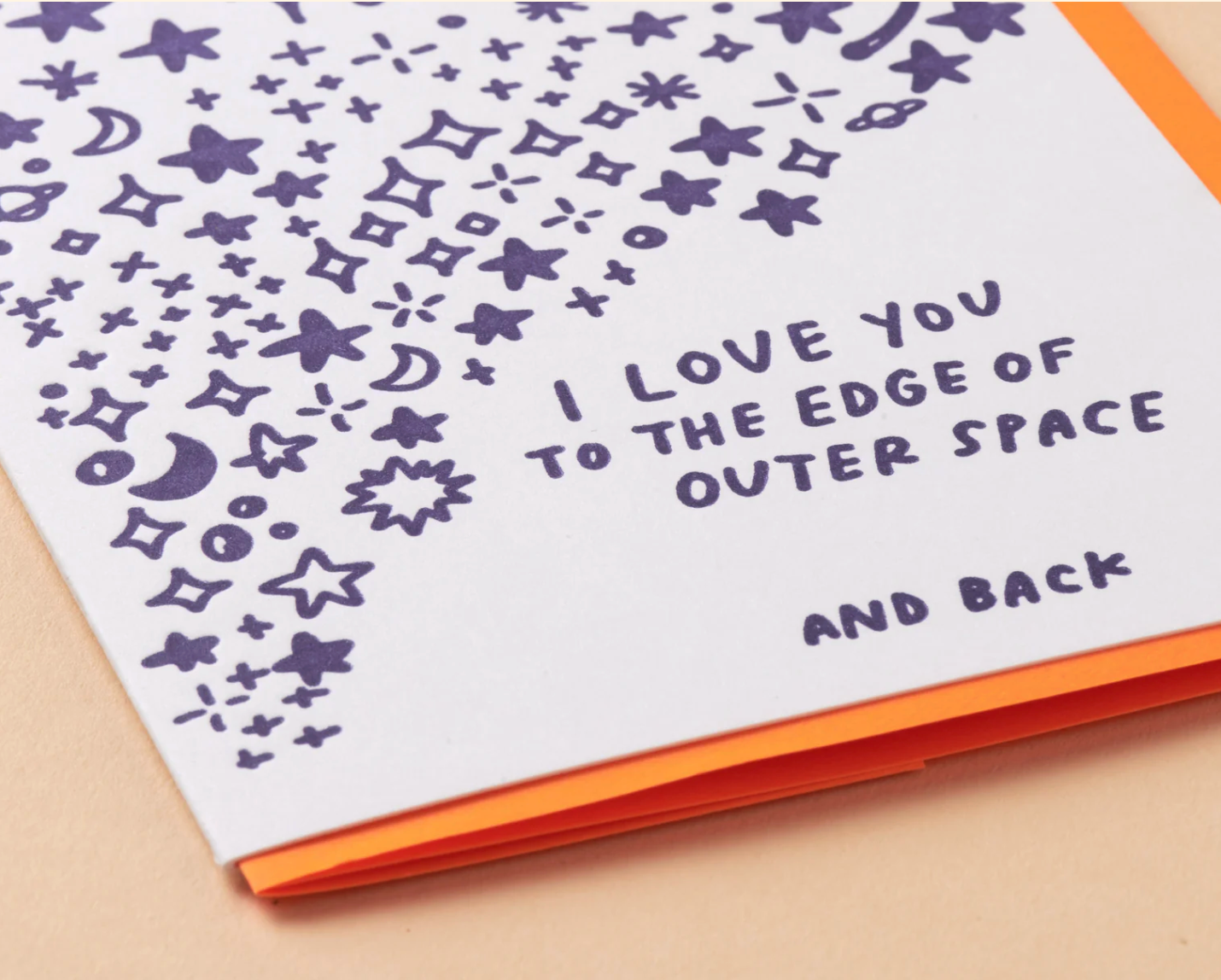 Outer Space Greeting Card