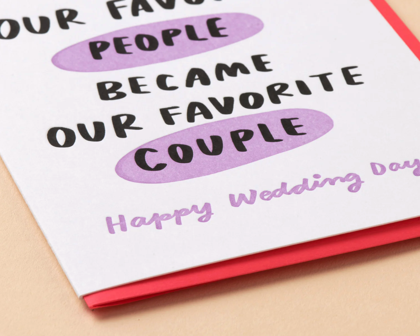 Our Favorite Couple Card