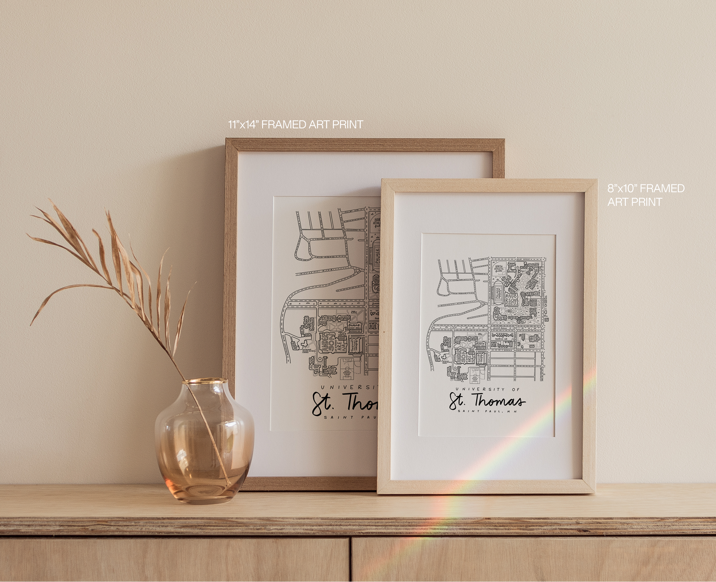 University of Saint Thomas (UST) Campus Map Print