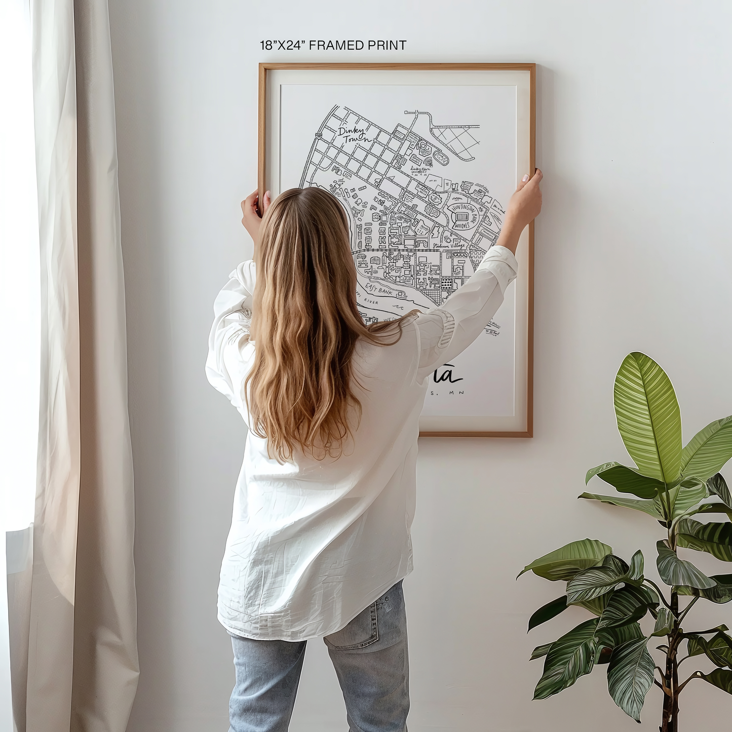 University of Minnesota (Minneapolis) Campus Map Print
