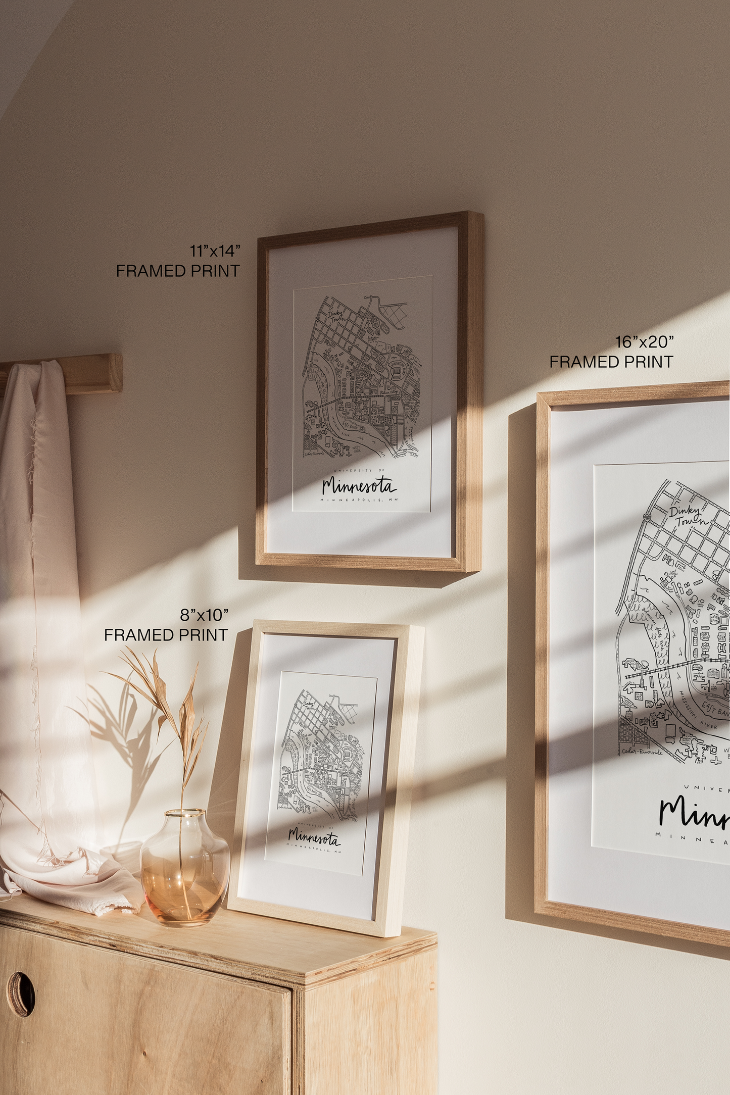 University of Minnesota (Minneapolis) Campus Map Print