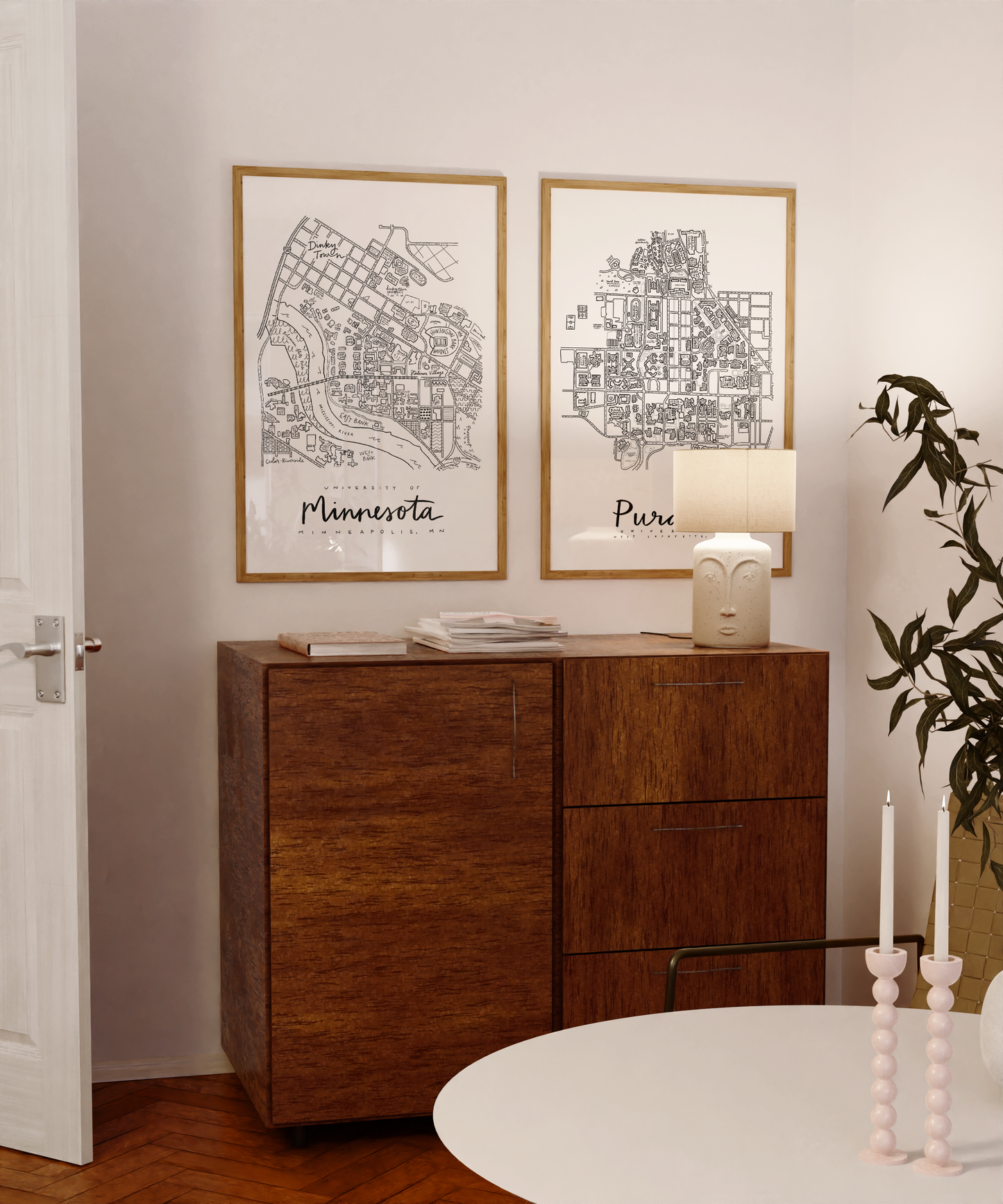 University of Minnesota (Minneapolis) Campus Map Print