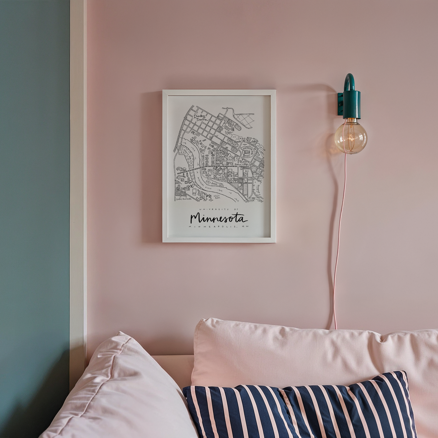 University of Minnesota (Minneapolis) Campus Map Print