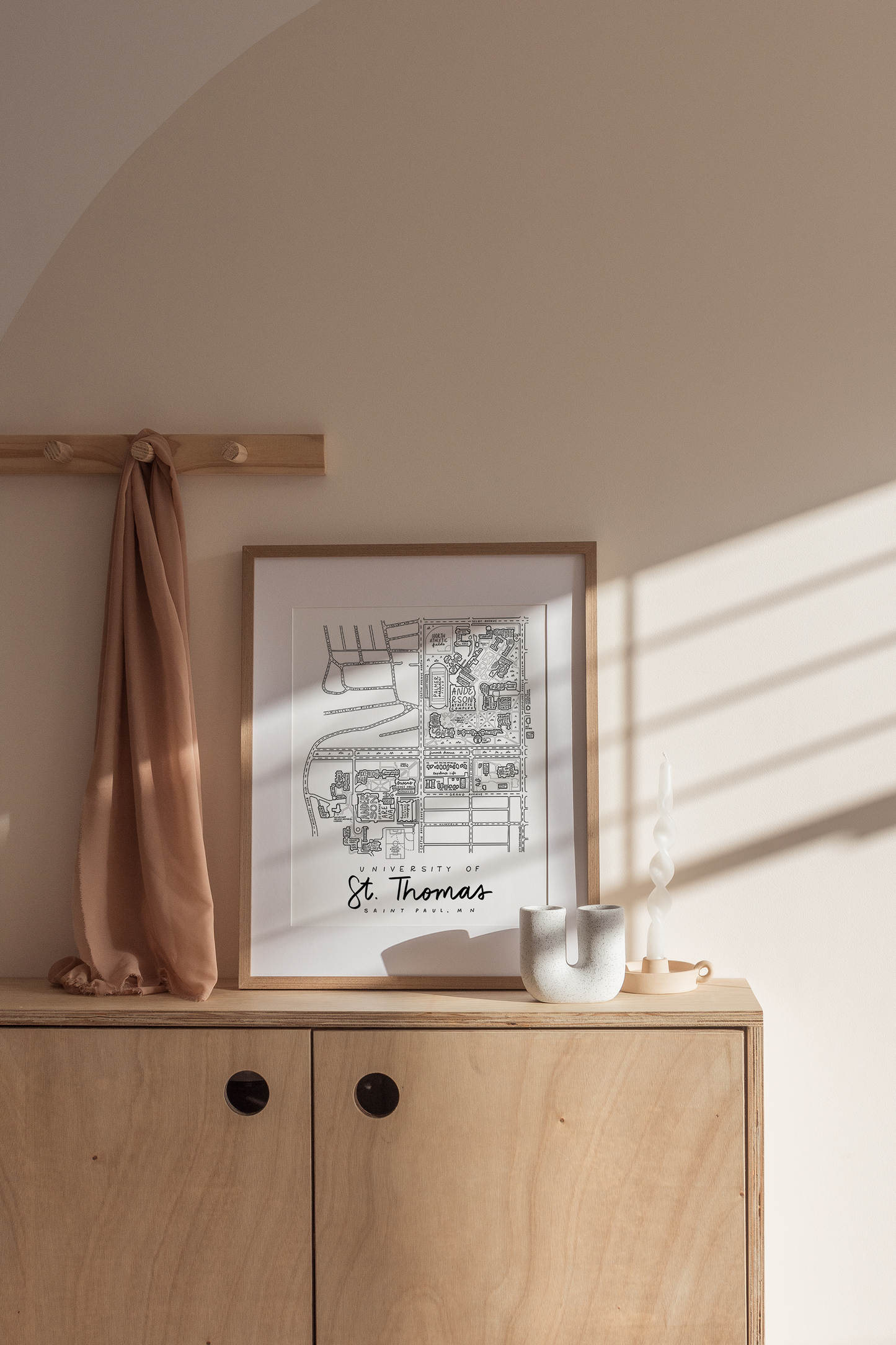 University of Saint Thomas (UST) Campus Map Print