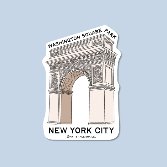 Washington Square Arch Sticker