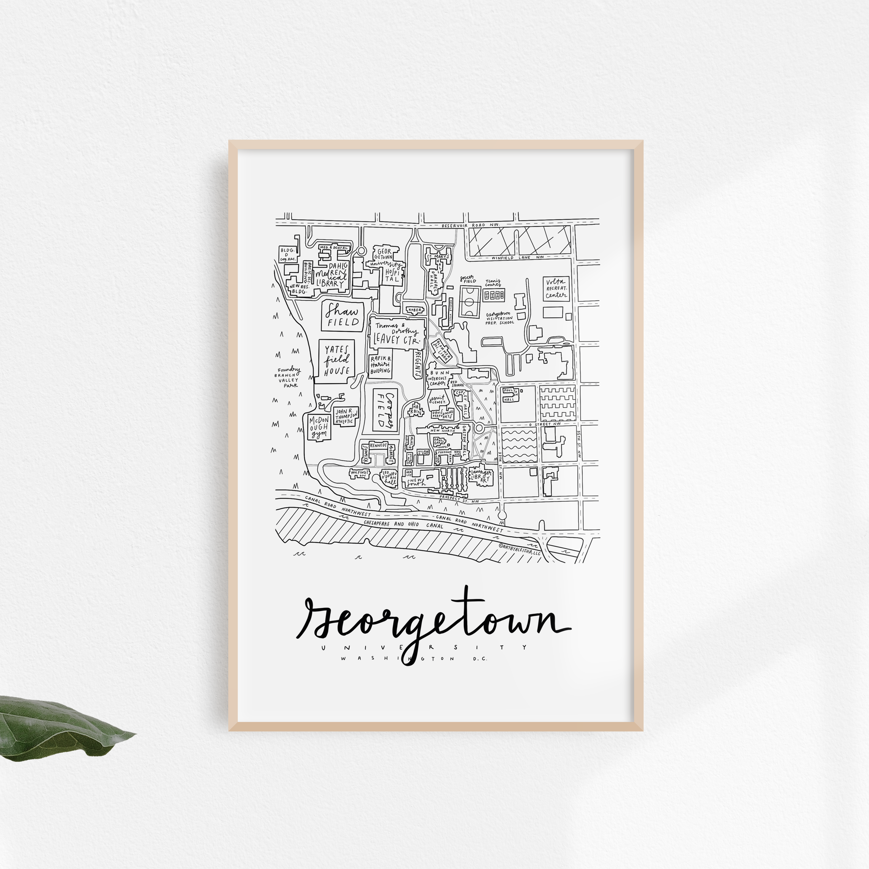 Georgetown Campus Map Pdf Zip Code Map