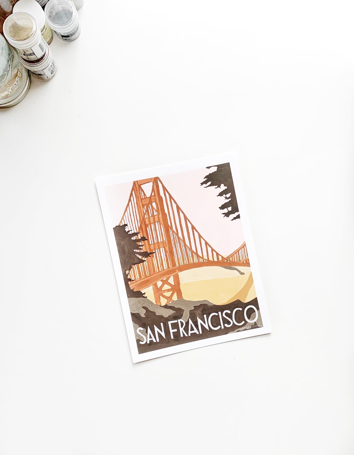 San Francisco Golden Gate Travel Poster